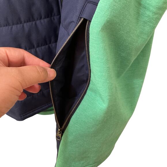 RLX Ralph Lauren Performance Hybrid Golf Vest Full Zip Navy/Green Size XXL NWT - Picture 12 of 16